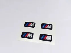4pcs BMW M tec wheels rims alloy sticker s teering wheel decal logo E46 E90 E60 E70 E71 F10 F20 F30. You will receive :...