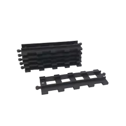 6 Lego® train Duplo chemin de fer voie ferrée droite (longue) Couleur: NOIR. GENUINE LEGO PRODUCT, USED IN GOOD...