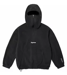 ***THIS IS A CONFIRMED ORDER & WILL SHIP UPON ARRIVAL***-BLACK-SMALL-FW23Brand new Supreme Polartec Facemask Half Zip...