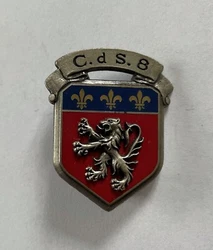 Insigne Badge Militaria Cds8.