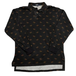 Good used condition. Has small hole on front of shirt. Shirt does show some fading from use and wash especially around...
