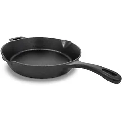 Enjoy perfectly cooked meals on your Pit Boss 14” pre-seasoned cast iron skillet that provides a durable and natural,...