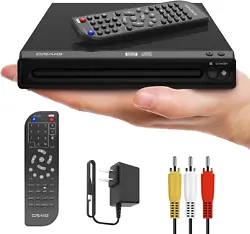 KEY FEATURES: This compact DVD/CD player is DVD-R, DVD-RW, JPEG, CD-R, and CD-RW compatible. It features zoom,...