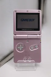 Console Nintendo game boy advance sp (GBA SP) rose pink 100% fonctionnelle PALLe son est okLe retroéclairage...