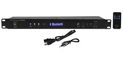 Technical Pro BLUEDECK2 Rack Mountable DJ/Pro Audio Receiver with Bluetooth Audio Streaming. Technical Pro BLUEDECK2...