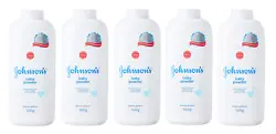 You will receive 5 Johnsons Baby Powder Talc Original 500g / 17.6oz of the International version. Clinically Proven...