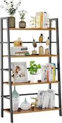 Included Components 4-Tier Ladder Shelf Bookcase. Shelf Type Ladder Shelf Shape X-Shape. Built with the perfect size to...