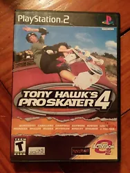 Tony Hawks Pro Skater 4 (Sony PlayStation 2, 2002). No instructions included,  disc has some scratches but tested and...