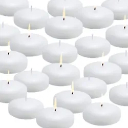 All floating candles feature cotton wicks which causes the candles to burn clean and smoke-free. FRAGRANCE-FREE:...