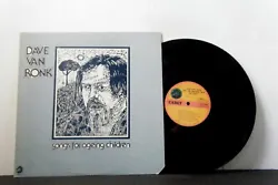 DAVE VAN RONK LP Songs for ageing children 1973 Cadet Records(Usa Stereo CA 50044) Vinyl VG++ Cover VG+. A5Song For...