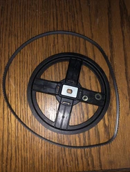 Panasonic Bread Maker Serpentine BELT & Pulley Wheel Model SD-BT55P Parts. Condition is 