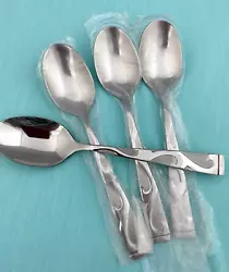 Oneida TUSCANY Stainless Flatware. These are new, right out of the box. One soup spoon was used as an outside display...