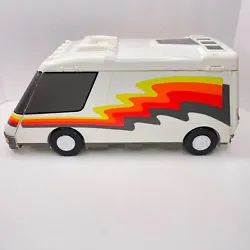 1991 MICRO MACHINES Vintage Galoob Super City Van Camper RV Fold Out Playset