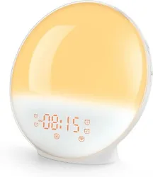 HeimVision Sunrise Alarm Clock, Smart Wake up Light Work with Alexa, Sleep Aid Digital Alarm Clock with Sunset...
