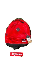 Supreme The North Face - Faux Fur Backpack Red !!! NEW WITH TAGS.