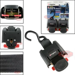 These CargoLoc Brand marine ratcheting transom tie-downs are perfect for home or commercial use! Ideal for most boats...