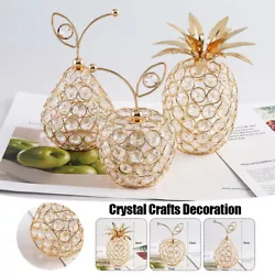 Pineapple: 10 18cm. Topic: Nordic. Pear: 10 19cm. Apple: 11 13cm. Material: Crystal. Due to differences in light and...