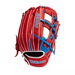 1912 Glove Pattern. Colorway: Red / Royal / White.