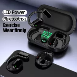 Bluetooth 5.3 Wireless Earbuds Ear Clip Bone Conduction Headphones Headset 2023. Bone Conduction Earphone Bluetooth 5.1...