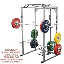 Max weight load of 200 lb. VERSATILE: Includes a 39” lat pull bar and an 18.5” curl/row bar to increase exercise...