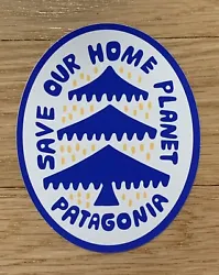 Authentic Patagonia Stores Save Our Home Planet Sticker!Sticker measurements: around 2.25” x 3.5”Please reach out...