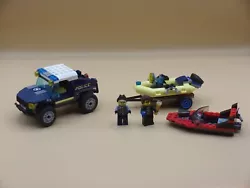 LEGO CITY 60272 - Le transport de bateau de la police délite. Vendu comme sur les photos