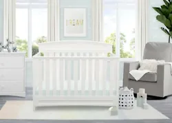 To ensure the perfect fit pair your crib with a Delta Children, Serta, Beautyrest or Simmons Kids crib mattress. Easy...