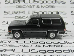 Black 1989 CHEVROLET K-5 K5 BLAZER Squarebody. Wheels spin, but maybe tight and may not roll freely. Perfect for your...