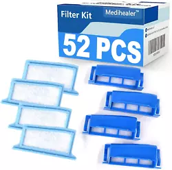 ➤BENEFIT OF REUSABLE FILTER SLOTS - Reusable and easy to replace. COST-EFFECTIVE ASSEMBLY FILTER KIT - 26 Pcs Foam...
