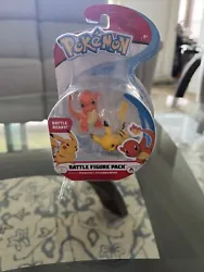 Pokémon Pikachu & Charmander Battle Figure Pack | See Description!. Box damage throughout the box, but nothing to the...