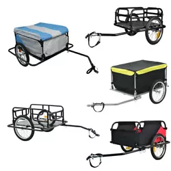 We provide you four kinds of choices. Our newest model of cargo trailer attaches to most bicycle and has plenty of...