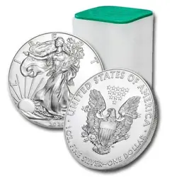 Each BU Silver Eagle coin contains 1 oz of. 999 Fine Silver. These Silver Eagles have outstanding detail definition,...