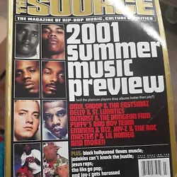 The Source Magazine July 2001 Issue # 142 2001 Summer Music Preview DMX Snoop s1. Some wear and damage plz see pics