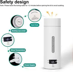 ✔【safety material】Food-grade 304 stainless steel, double-layer insulation, PBA free, which make sure that the...