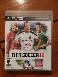 FIFA Soccer 12 (Sony PlayStation 3, 2011). Condition is 