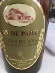 1 bouteille de Vin de Paille 1997 de 37.5 cl. Domaine Pierre Richard.