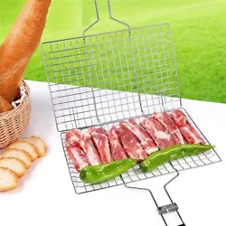 Type: BBQ Net. 1 x BBQ Net. Material: Iron Wire. Steel for long lasting use and dishwasher safe. Due to the light and...
