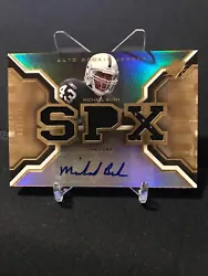 2007 SPX Michael Bush Auto Rookie Jersey! /199 Raiders RC Rare. Condition is Very Good. Shipped with USPS Priority Mail.
