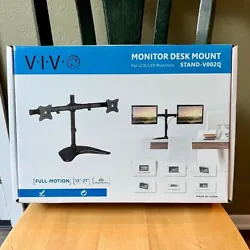 Vivo dual monitor stand. Will fit monitor 13in to 27