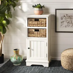 This Connery Cabinet elevates traditional farmhouse charm for todays classic contemporary interiors. Crafted of pine...