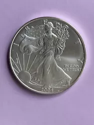2004 American Eagle Silver Dollar - One troy oz - Uncirculated - Better Date.