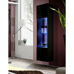 Vitrine : L. 40 x P. 29 x H. 170 cm. Structure : Noir Mat. Façades : Noir Brillant. Poids : 29 kg. Nombre de colis :...