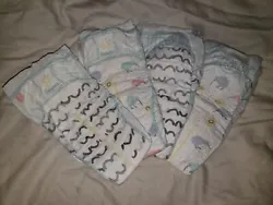 (4) Samples of Pampers Cruises Diapers Size 7 old style (Discontinued) 41LBS+.   Condition is 