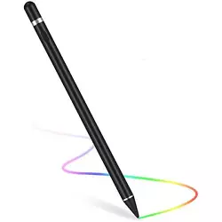 This stylus pen compatible for hand-writing note-taking, drawing and design on an electronic device. Tested on iPhone...