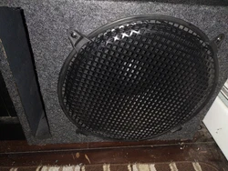 rockville 15 subwoofer In A Rockville 15inch Car Speaker Box,1000 watts peak, it has 15 inch speaker grills and grey...