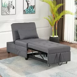 Created for convenience and comfort, our convertible sofa bed can be changed freely among sofa, lounge chair and bed to...