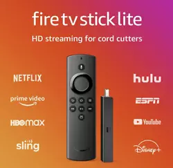 Enjoy fast streaming in Full HD. Works With: Amazon Alexa. Alexa Voice Remote Lite. Press and ask Alexa. Fire TV Stick...