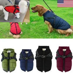 Season:Autumn,Winter. Item Type:Pet Vest. Designed with an adjustable harness, it is multifunctional and practical. The...