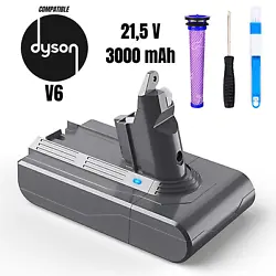 Large Compatibilité?La batterie BuTure est faite pour le vide de la série Dyson v6. Il est compatible avec Dyson V6...