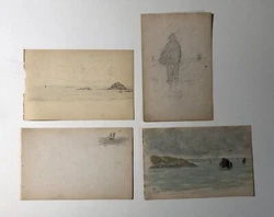 Lot de 4 dessins. Nous recherchons pour vous la solution de transport et le tarif les mieux adaptés. Sauf indication...